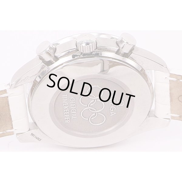 オメガ　スピードマスター　3836.70　シェル文字盤　トリノオリンピック限定　裏面拡大