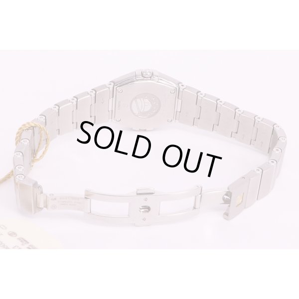 オメガ　コンステレーション　ブラッシュ　123.15.24　シェル文字盤　12P　ベゼルD　ブレス