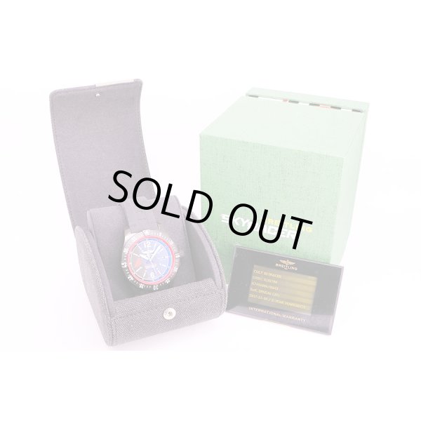 ブライトリング　コルト　スカイレーサー　X74320　室屋義秀モデル　 黒文字盤　保証書