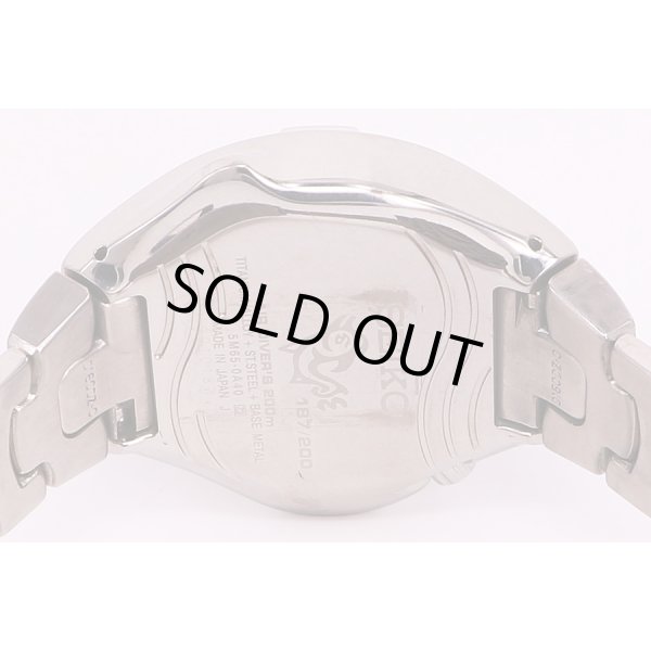 セイコー　プロスペック　スキューバマスター　ピピン　キネテック　200m　SBDW013　緑青文字盤　裏面拡大