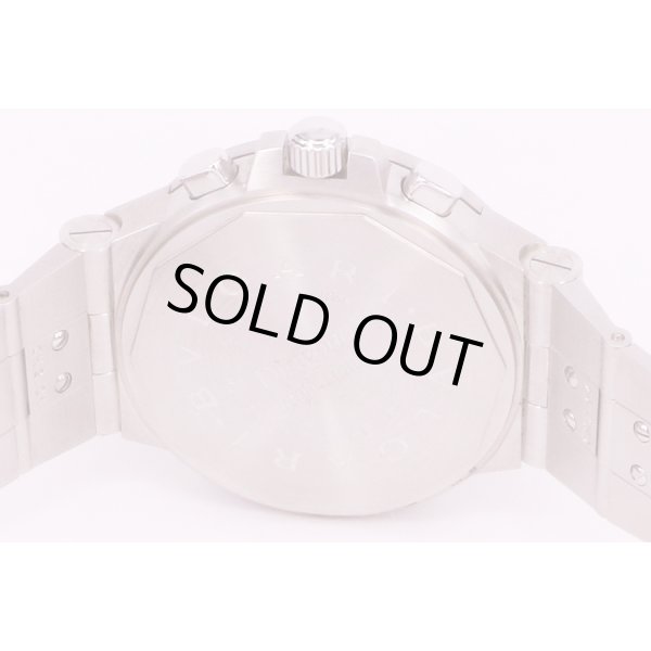 ブルガリ　ディアゴノ　プロフェッショナル　クロノ　CH40S　黒文字盤　裏面拡大