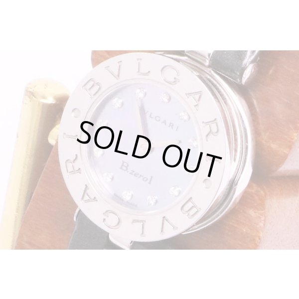 ブルガリ　B01 BZ22　黒シェル文字盤　12P　サイド拡大