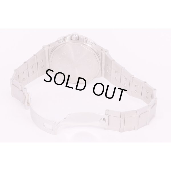 ブルガリ　ディアゴノ　プロフェッショナル　クロノ　CH40S　黒文字盤　ブレス