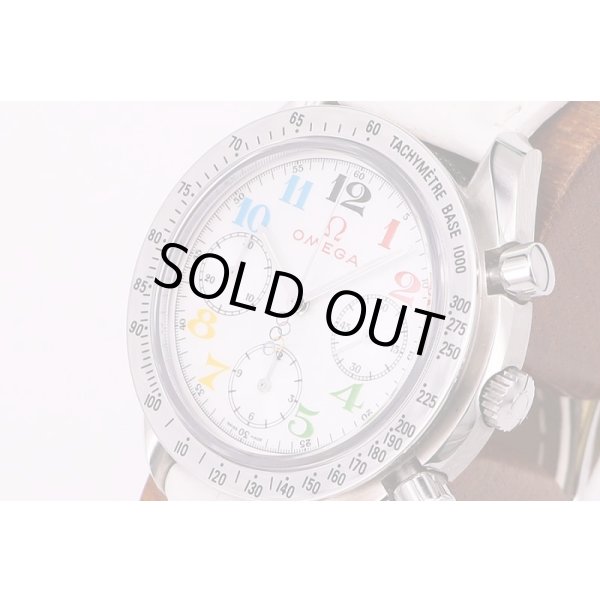 オメガ　スピードマスター　3836.70　シェル文字盤　トリノオリンピック限定　サイド拡大