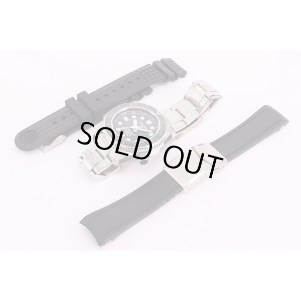 セイコー　プロスペック　マリンマスター　プロフェッショナル 300m　SBDX001　黒文字盤　替ラバーベルト2本付