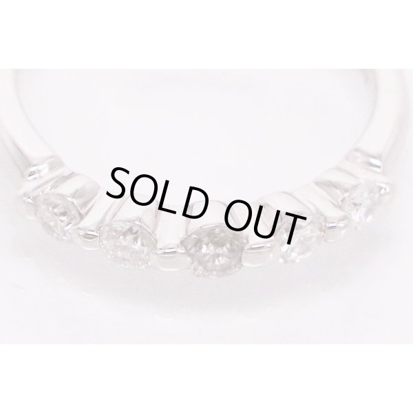 PT900 ダイアイリリング 0.50ct 3.70g　拡大