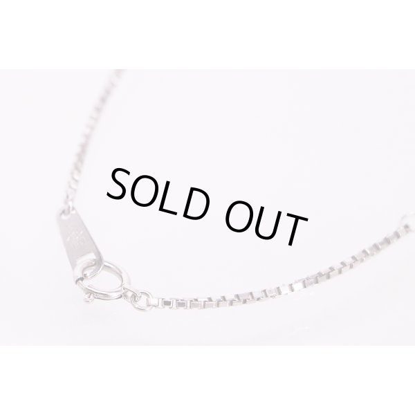 PT850/900 サファイアダイアイリペンダントネックレス 0.63ct 0.70ct 7.70g　留め具