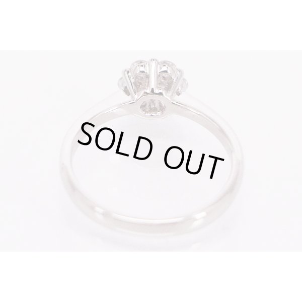 PT950 ダイアイリリング 0.50ct 4.60g　内側