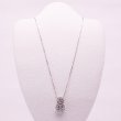 PT900/K18WG ダイアイリペンダントネックレス 1.00ct 5.20g　装着イメージ