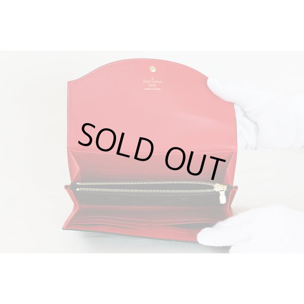 ルイ・ヴィトン　ポルトフォイユ・サラ テュイルリー M64098 マロン　中身