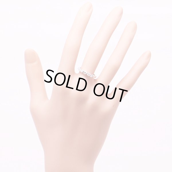 PT900 ダイアイリリング 0.50ct 3.70g　装着イメージ