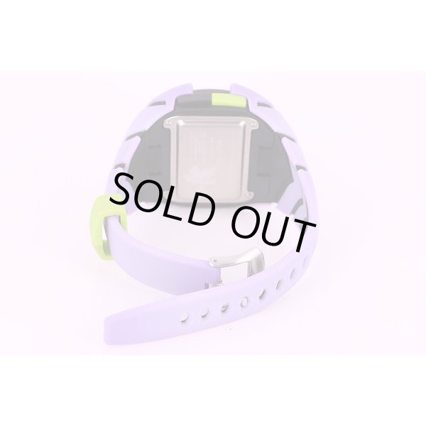 エヴァンゲリオンウォッチプロジェクト(セイコー)　エヴァンゲリオン　EVA-W01　デジタル文字盤　ラバーベルト