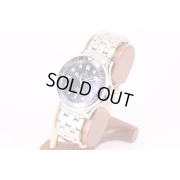 オメガ　シーマスター300　コーアクシャル　212.30.41.20　黒文字盤　サイド