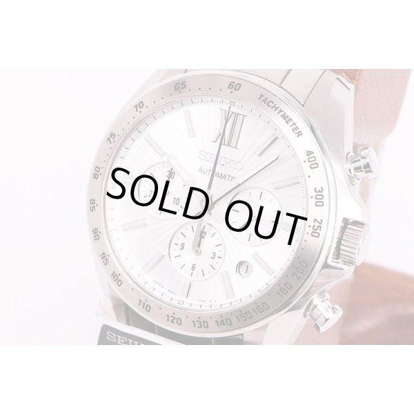 ブライツ　メカニカル　SBGZ009　クロノグラフ　銀文字盤　サイド拡大