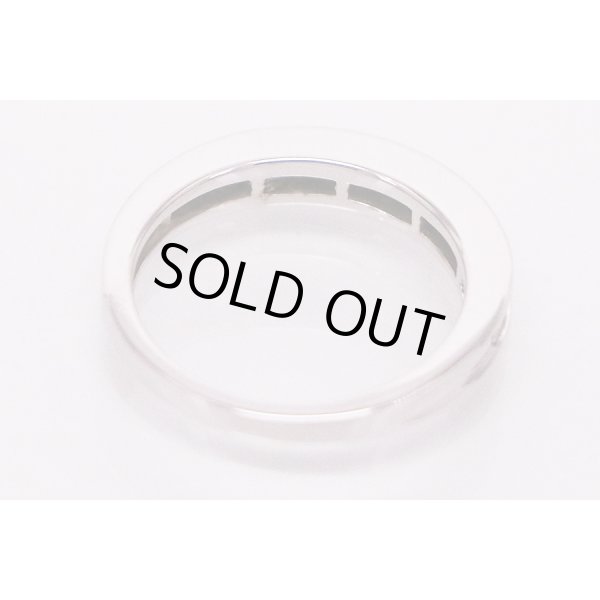 K18WG ダイアイリリング 0.50ct 3.00g　内側