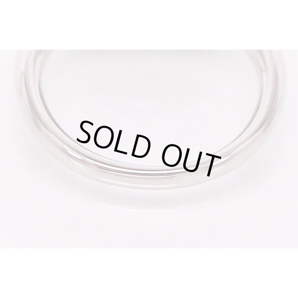 PT900 黒蝶パールダイアイリリング 11.50mm 0.11ct 7.20g　外側