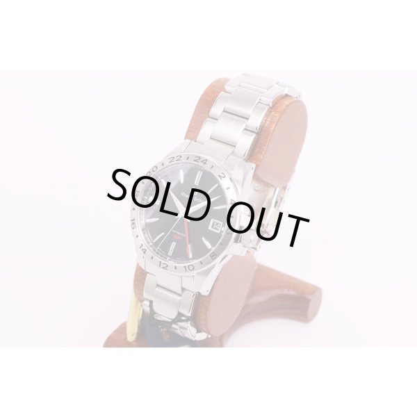 セイコー　SBGM227　GMT　9S66-00B0　黒文字盤　サイド