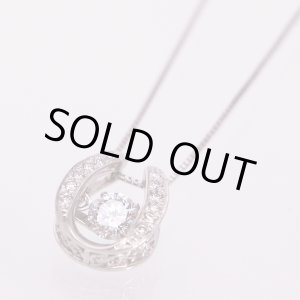 画像: PT850/900 ダイアイリペンダントネックレス 0.281ct 0.07ct 3.00g