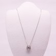 PT850/900 ダイアイリペンダントネックレス 0.281ct 0.07ct 3.00g　サイズイメージ