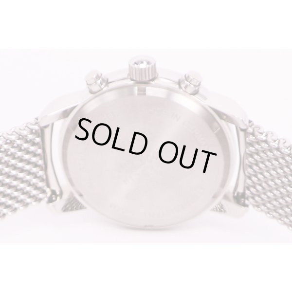 ツェッペリン　7680　クロノグラフ　100周年記念　銀文字盤　裏面拡大