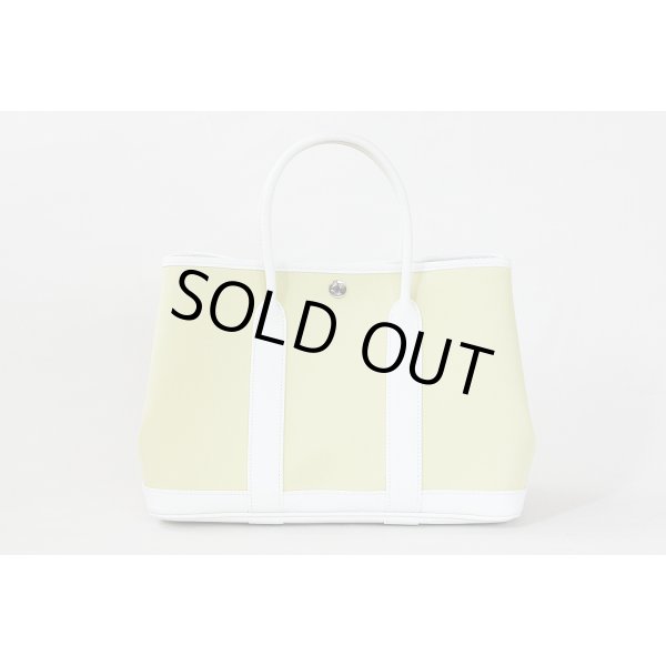 エルメス　ガーデンパーティTPM スフレ／ホワイト　裏面