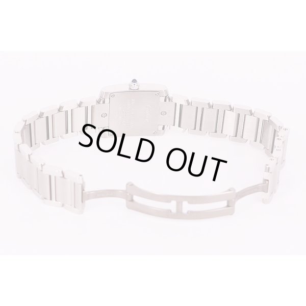 カルティエ　タンクフランセーズＳＭ　銀文字盤　11P　ブレス