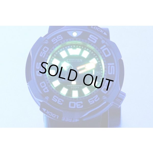 シチズン　プロマスター　プロダイバ－1000　BN7020-09E　黒文字盤　ライト(2)