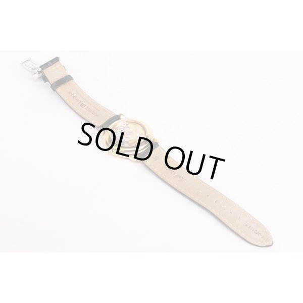 モーリス・ラクロア　ナイト＆デイ　MP29399　白文字盤　革ベルト状態　裏面