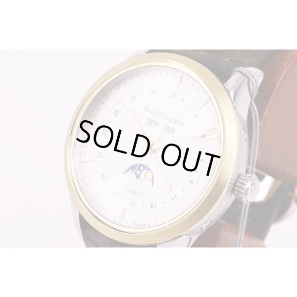 モーリス・ラクロア　レ・クラシック　LC6068　銀文字盤　K18ベゼル　サイド拡大