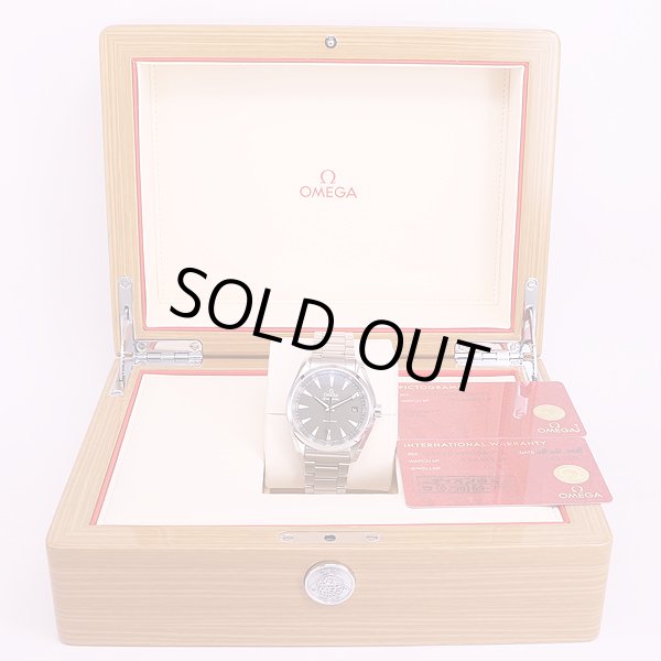 オメガ　シーマスター　アクアテラ　231.10.39　灰タペストリー文字盤　箱