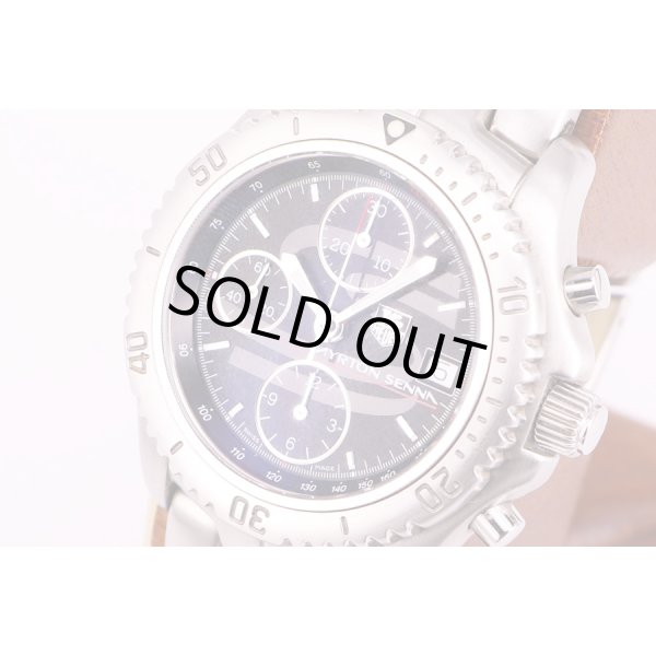 タグホイヤー　リンク　クロノ　CT2114　アイルトン・セナ限定　黒文字盤　サイド拡大