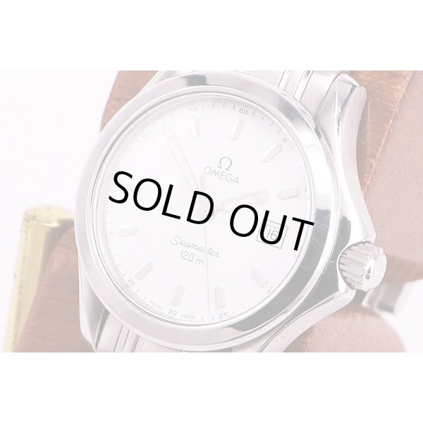 オメガ　シーマスター120ｍ　2511.21　白文字盤　サイド拡大
