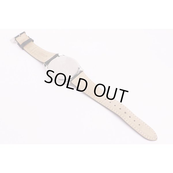 シチズン　H145-SO73545　電波ソーラー　黒文字盤　革ベルト状態　裏面