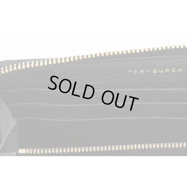 トリーバーチ　MCGRAW ZIP CONTINENTAL WALLET 41847 ブラック　カードケース