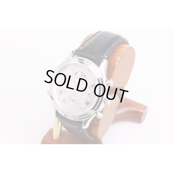 シェルマン　グランドコンプリケーション　銀文字盤　サイド