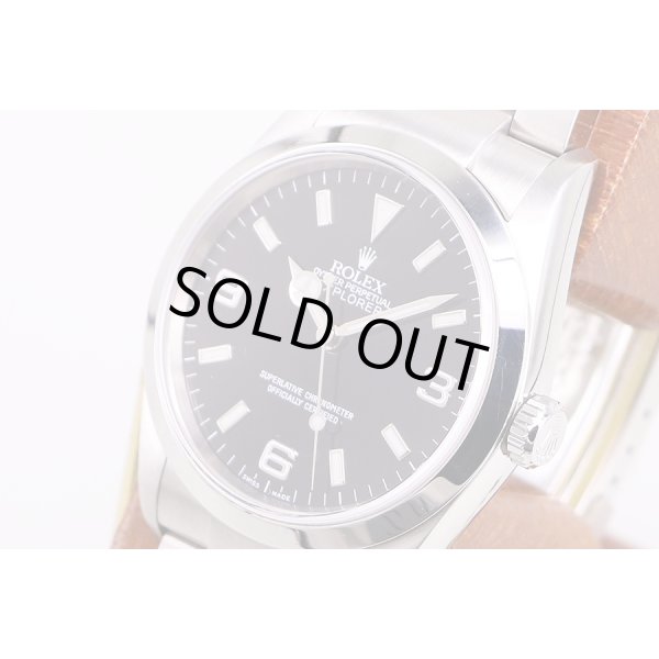 ロレックス　114270　Ｄ345173　エクスプローラーI　黒文字盤　サイド拡大