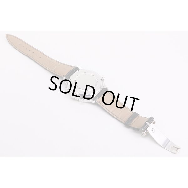 シェルマン　グランドコンプリケーション　銀文字盤　革ベルト　状態