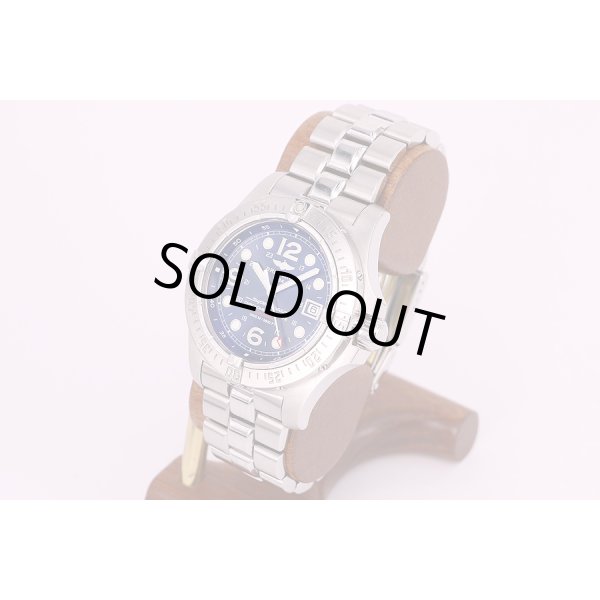 スーパーオーシャン　Ａ１７３９０　スチールフイッシュ　紺文字盤　サイド