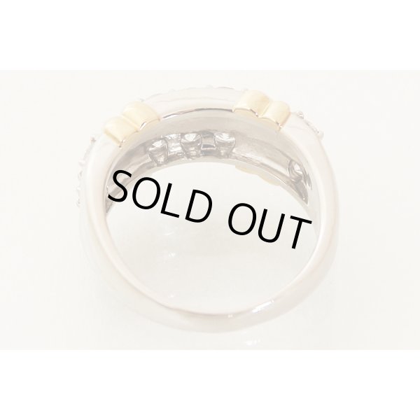 PT900/K18 ダイアイリリング 1.040ct 11.10g　内側