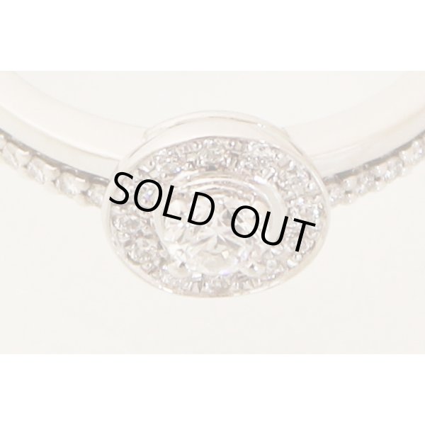 PT950 ダイアイリリング 0.20ct 0.13ct 5.50g　拡大