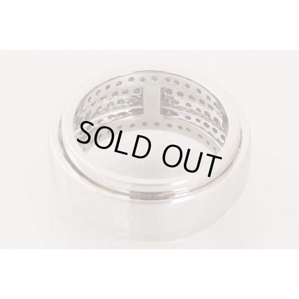 K18WG ダイアイリリング 1.00ct 8.80g　内側