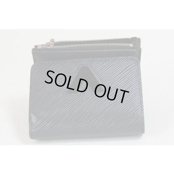 ルイ・ヴィトン　ポルトフォイユ・ツイストコンパクト M64414 ノワール　空けたイメージ