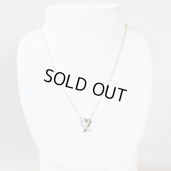 ティファニー 750YG パロマピカソ ペンダントネックレス 3.00g 装着イメージ