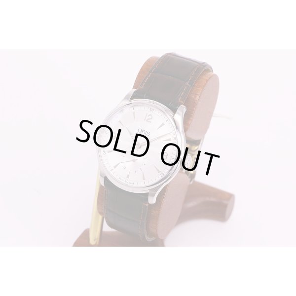 オリス　アートリエ　スモールセコンド　01.396.7580　銀文字盤　サイド