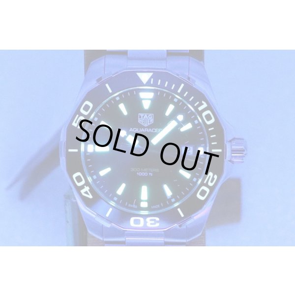 タグホイヤー　アクアレーサー　WAY111A　黒文字盤　ライト