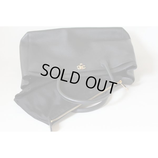 シャネル　エグゼクティブ 2WAYトートバック A15206 ブラック／ゴールド金具　ポーチ