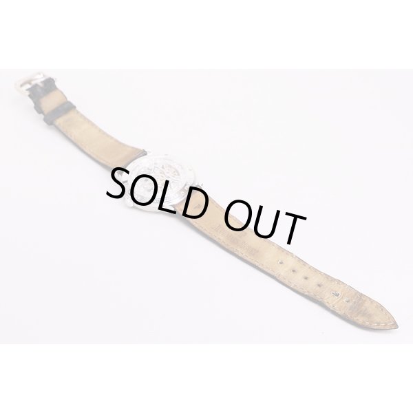 オーデマ・ピゲ　ジュール・オーデマ　15058BC　両面スケルトン文字盤　革ベルト状態　裏