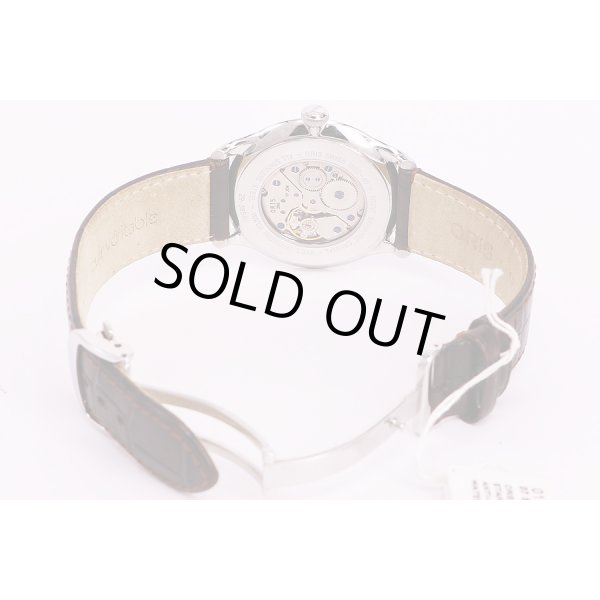 オリス　アートリエ　スモールセコンド　01.396.7580　銀文字盤　革ベルト