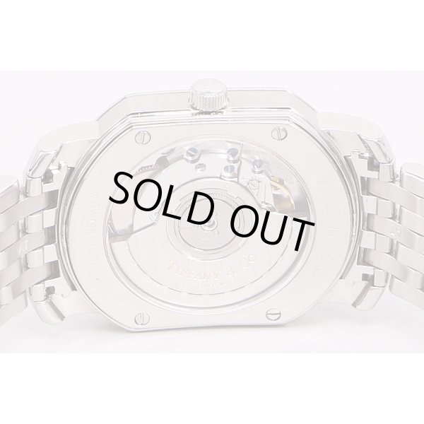 ティファニー　マーククーペ　銀文字盤　裏面拡大