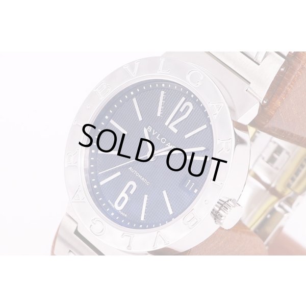 ブルガリ　ブルガリブルガリ　BB38S　黒文字盤　サイド拡大